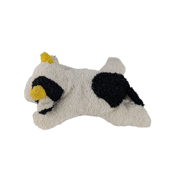 Russ Home Buddies Biff Cow #4163 Black White 7" Stuffed Animal Terry Cloth Vtg - Picture 4 of 7